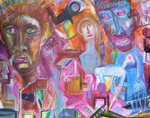 Abstract painting by Vladimir Kurishchenko
